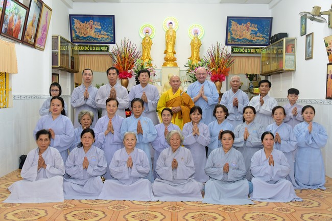 Repentant Ceremony at Minh Chat  ashram in Can Tho